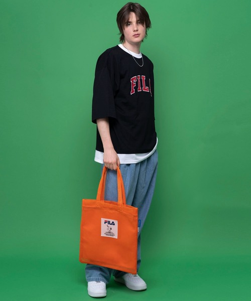 【良上品】フェンディxフィラ コラボトートバッグ PVC AA200 33 楽天市場】(60%OFF)FILA×BE:FIRST フィラ ビーファスト トート