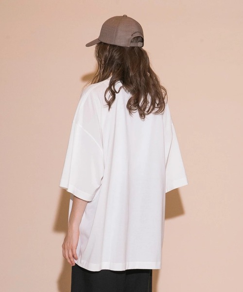 mybeautifullandlet 18ss 希少 my beautiful landlet - GIZANDY JERSEY OVERSIZE T-SHIRT