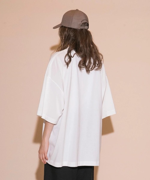 tシャツ Tシャツ メンズ 「my beautiful landlet」PARALLELED JERSEY V-NECK BIG T-SHIRT｜zozo｜09