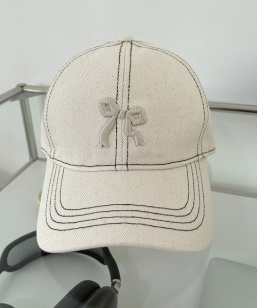 ROOP TOKYO キャップ 帽子 リボンモチーフキャップ レディース