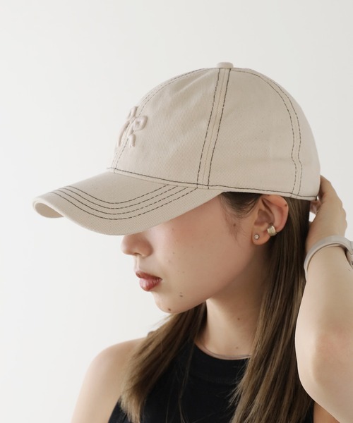 ROOP TOKYO キャップ 帽子 リボンモチーフキャップ レディース