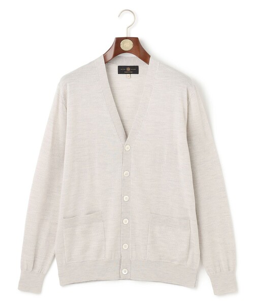 J.PRESS（J.プレス） カーディガン オメガツイスト ハイゲージ ニット