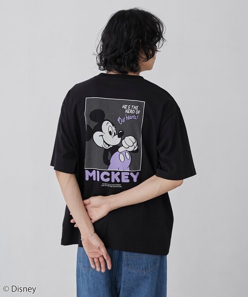 Disney（ディズニー） tシャツ coen限定／バックプリントTシャツ