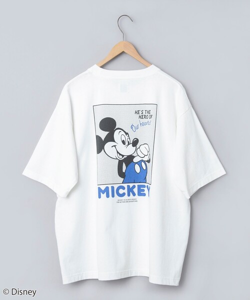 Disney tシャツ coen限定／Disney（ディズニー）バックプリントT