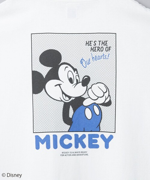 Disney tシャツ coen限定／Disney（ディズニー）バックプリントT