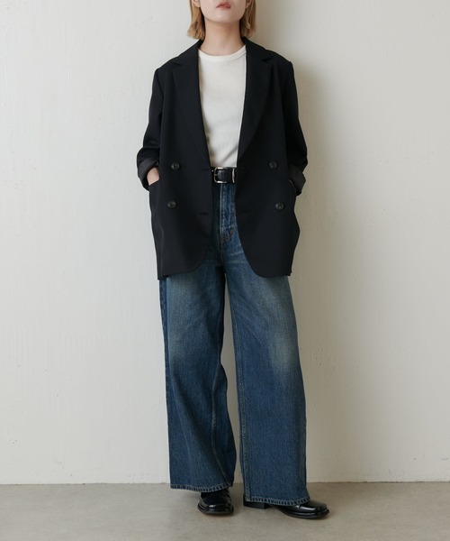 ai no de パンツ デニム ジーンズ ainode tsurugi NEWワイドパンツ 