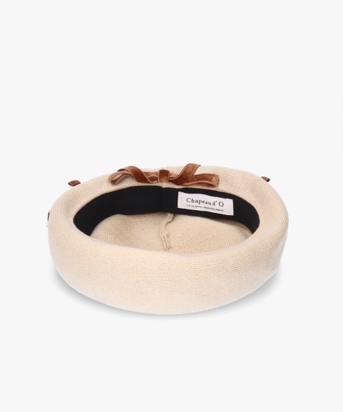Chapeau d' O 帽子 ベレー帽 Ribbon TH Beret / シャポードオー