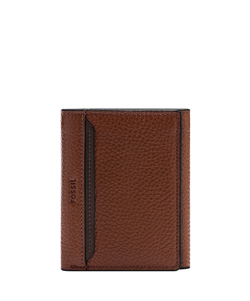 FOSSIL（フォッシル） 財布 三つ折り財布 メンズ レザー ブラウン 