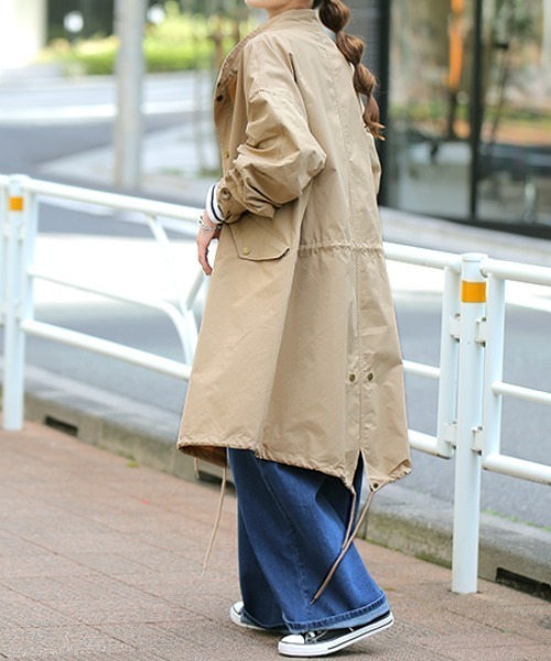 HUG.U（ハグユー） ミリタリージャケット モッズコート 旬のミリタリー