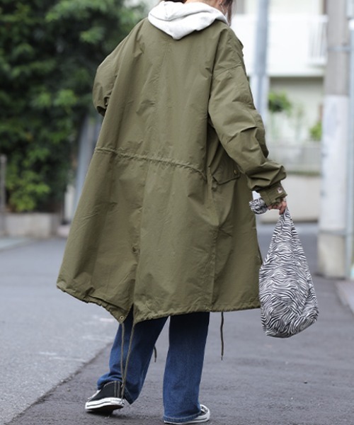 HUG.U（ハグユー） ミリタリージャケット モッズコート 旬のミリタリー