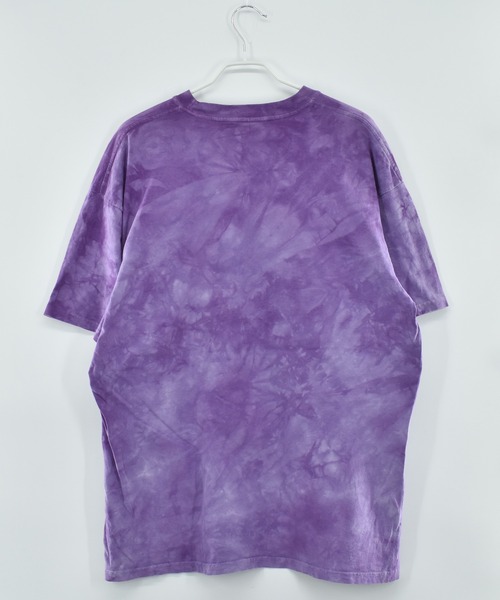 THE MOUNTAIN tシャツ 「ヴィンテージ古着」Y2K 狼 タイダイTシャツ 
