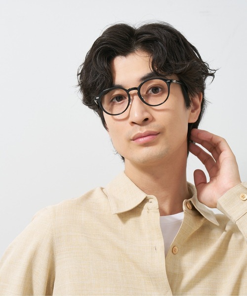 Zoff×UNITED ARROWS ラウンドメガネ ブラック UNITED ARROWS（ユナイテッドアローズ）｜メガネのZoff