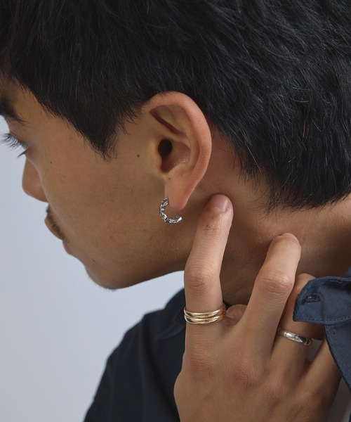 LION HEART ピアス 「LION HEART」Anchor Chain Pierce