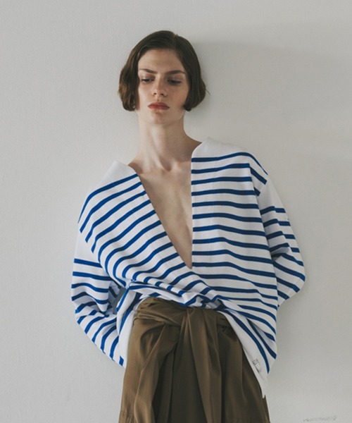 tシャツ 「ORCIVAL for BIOTOP」basque shirt skipper レディース メンズ