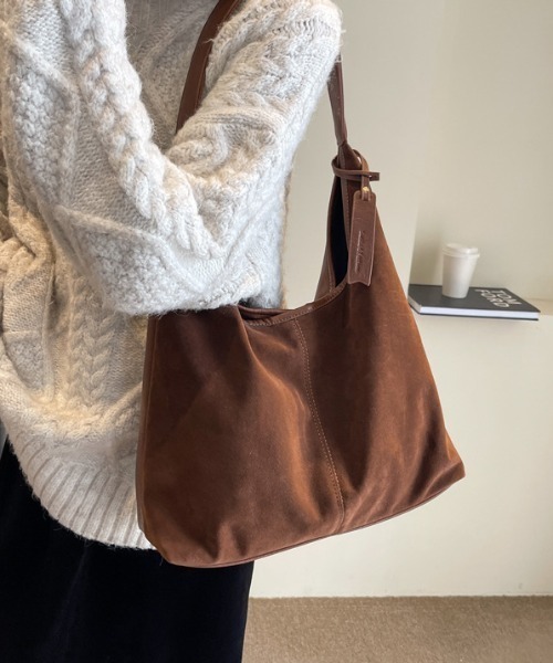 トートバッグ ベルベットワンショルダートート レディース : ZOZOTOWN