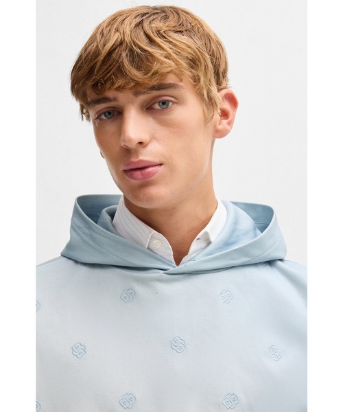 BOSS（HUGO BOSS） パーカー Double Bモノグラム クラウドアートワーク
