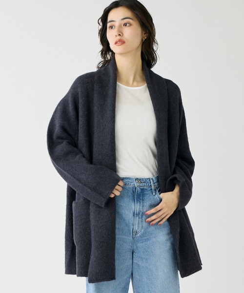 カーディガン BLOOM loop yarn shaggy cardigan(ループヤーン