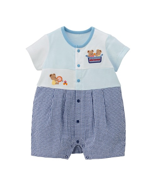 ベビー服 ロンパース ミキハウスベアショートオール