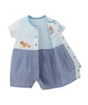 ベビー服 ロンパース ミキハウスベアショートオールの詳細画像3