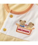 ベビー服 ロンパース ミキハウスベアショートオールの詳細画像5