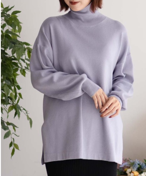 sold out】☆HusHush☆薄手のニットチュニック