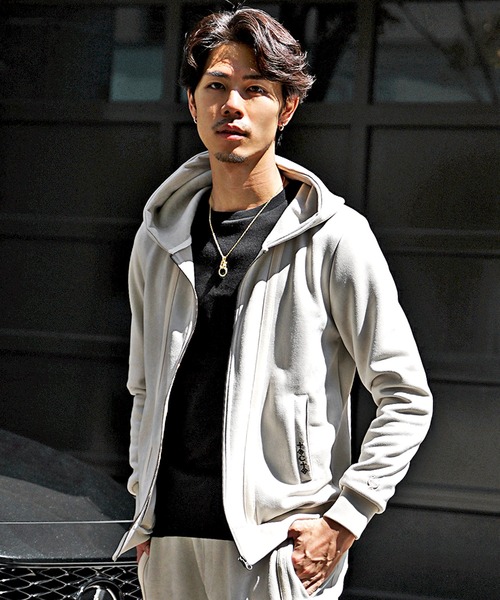 SOMEDIFF（サムディフ） パーカー 「SOMEDIFF」フェイクスウェード