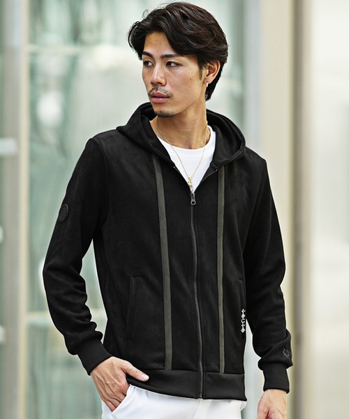 SOMEDIFF（サムディフ） パーカー 「SOMEDIFF」フェイクスウェード