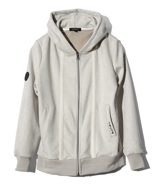 【1度着用のみ】overlap clothing パーカー XTFHJ01J1 スムースタッチ クロップド丈 パーカー ジップアップ