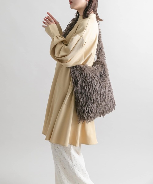 KBF（ケービーエフ） ワンピース タックスリーブミニワンピース