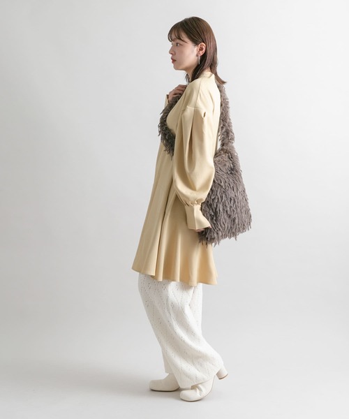 KBF（ケービーエフ） ワンピース タックスリーブミニワンピース