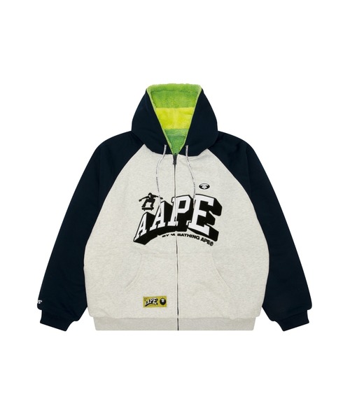 【A BATHING APE】AAPE リバーシブル ジップパーカー AAPE BY A BATHING APE パーカー REVERSIBLE ZIP UP HOODIE