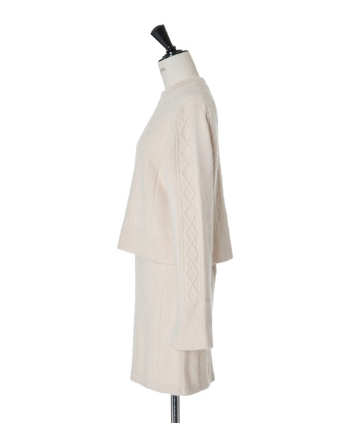 Her lip to セットアップ Wool-Blend Cable Knit Set レディース Her lip to セットアップ Wool-Blend Cable Knit Set レディース