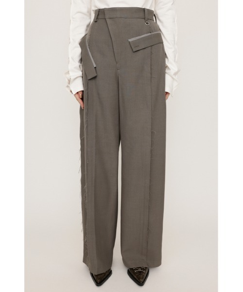 SLY スラックス パンツ CUT OFF WAIST STRAIGHT PT カットオフ