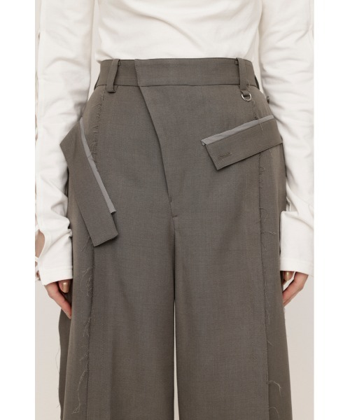 SLY CUT OFF STRAIGHT パンツ SLY スラックス パンツ CUT OFF WAIST STRAIGHT PT カットオフ