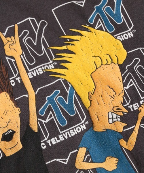 THRIFTY LOOK ビーバス バットヘッド MTV キャラクターTシャツ THRIFTY LOOK ビーバス バットヘッド MTV キャラクターTシャツ