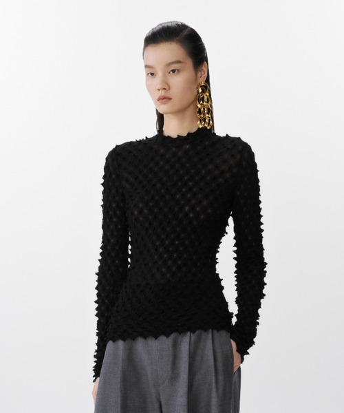 ニット セーター Textured Bubble Top / バブルニット レディース