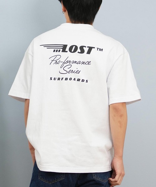 LOST（ロスト） tシャツ 半袖Tシャツ/半袖Tee バックプリント ユニ