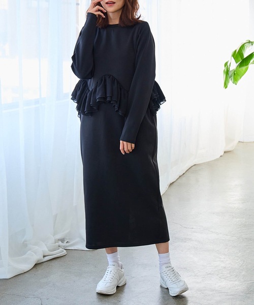 ノゾミイシグロ　フリルワンピース Myu ワンピース ジグザグフリル ワンピース : ZOZOTOWN Yahoo!店