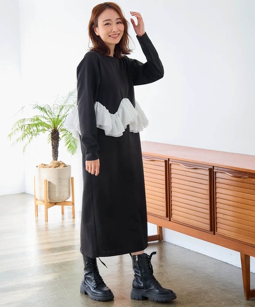 Myu ワンピース ジグザグフリル ワンピース : ZOZOTOWN Yahoo!店