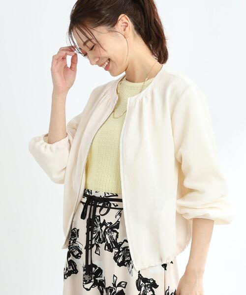 リフレクト 【洗える】春夏ジャケット　ブルゾン アウター Reflect ブルゾン アウター 「SALE／接触冷感／洗える」エアリー