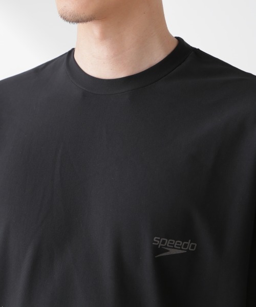 Speedo 別注 Rash Cord L/S T ブラック M speedo（スピード） ラッシュガード speedo/別注 Rush Cord L/S T