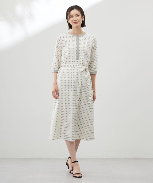ワンピース 「洗える」ジオメトリックプリント : ZOZOTOWN Yahoo!店