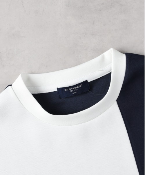 BACK NUMBER tシャツ 「BACK NUMBER」3色切替Tシャツ メンズ
