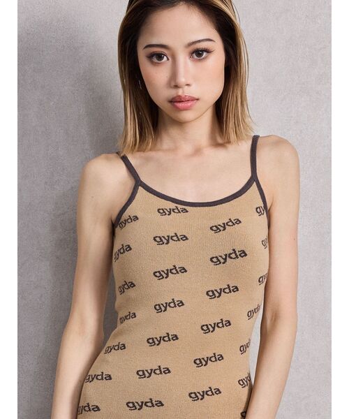 GYDA ワンピース gyda bicolor ニットキャミワンピース