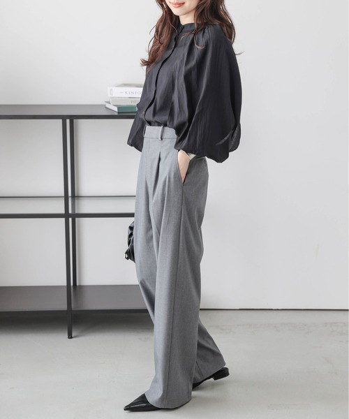 【2018SS】IENA ドットデザインブラウス IENA（イエナ）の「ドットジャガードデザインブラウス◇（シャツ