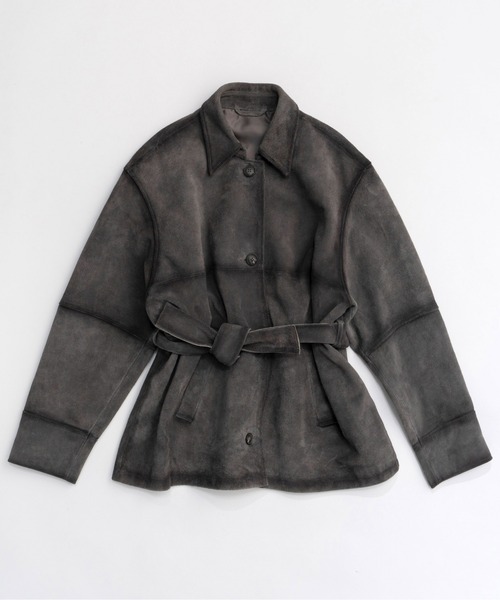 MAISON SPECIAL メゾンスペシャル アウター 黒 コート レディース MAISON SPECIAL（メゾンスペシャル） コート アウター Hood Muffler