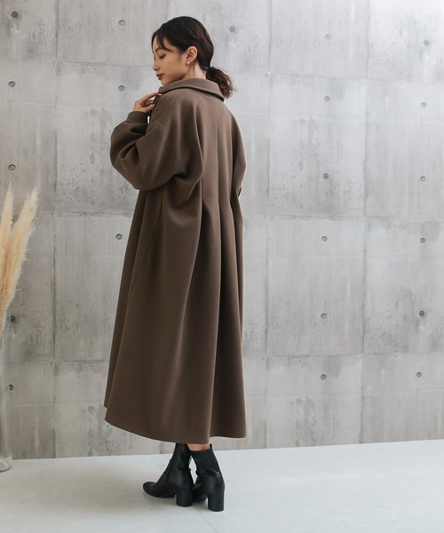 「Social GIRL」 ステンカラーコート L モカ レディース_画像5