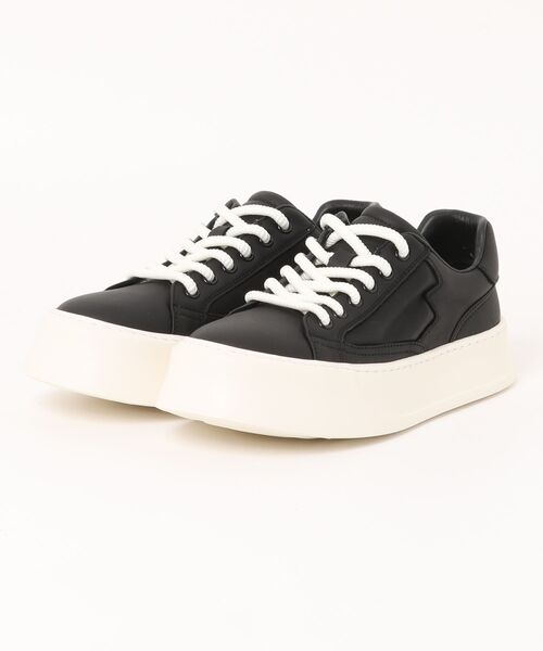 CLOSET スニーカー サイドエッジレザースニーカー メンズ : ZOZOTOWN