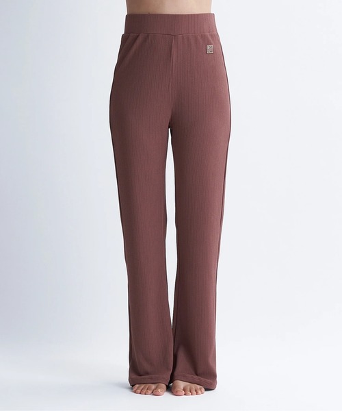 ROXY - uvはね除ける 混雑時かばい立て 「/ロキシー」24SS LIBERTY PANTS/水陸両用ラッシュガードリブフレアパンツ(海水着) レディース
