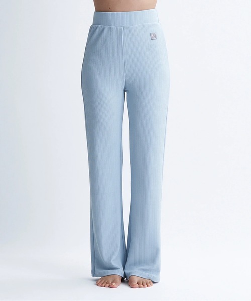 ROXY - uvはね除ける 混雑時かばい立て 「/ロキシー」24SS LIBERTY PANTS/水陸両用ラッシュガードリブフレアパンツ(海水着) レディース